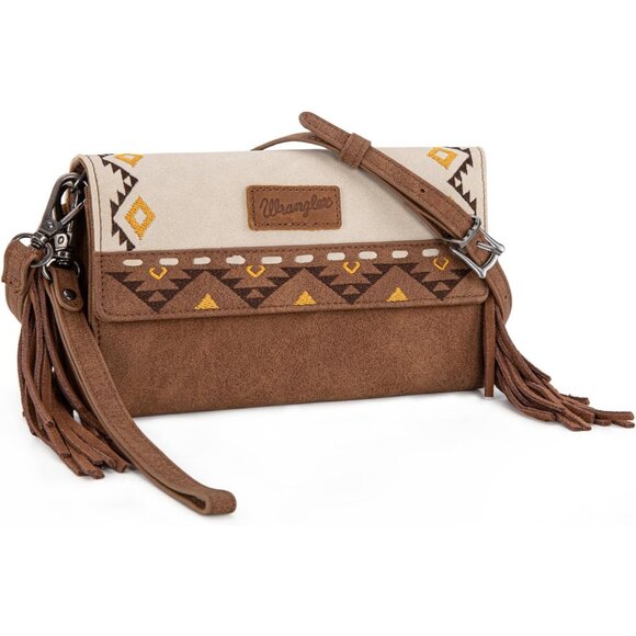 X Wrangler Western Wallet for Women RFID Blocking Wristlet Wallets with Aztec Em - Picture 8 of 8